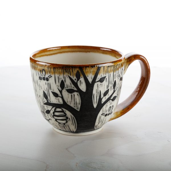 Bees and Hive Teacup