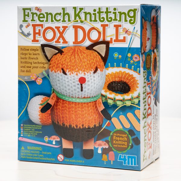 French Knitting Fox Doll
