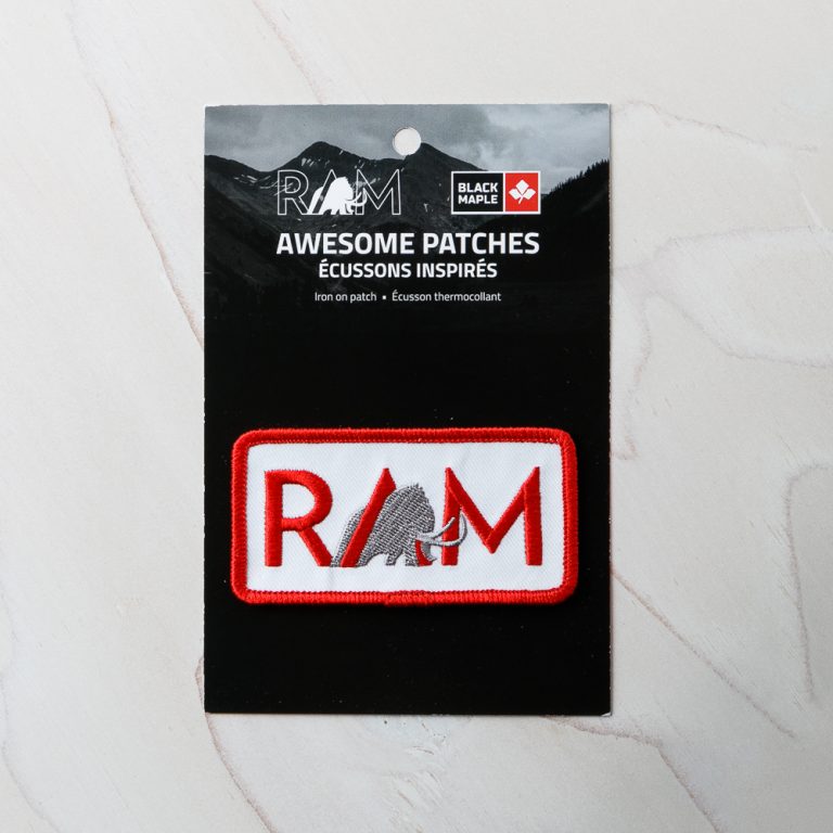 RAM Logo Iron On Patch - RAM Shop