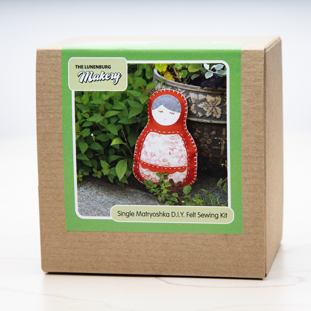 Single Matryoshka Needle Felting Kit by The Lunenburg Makery RAM Shop