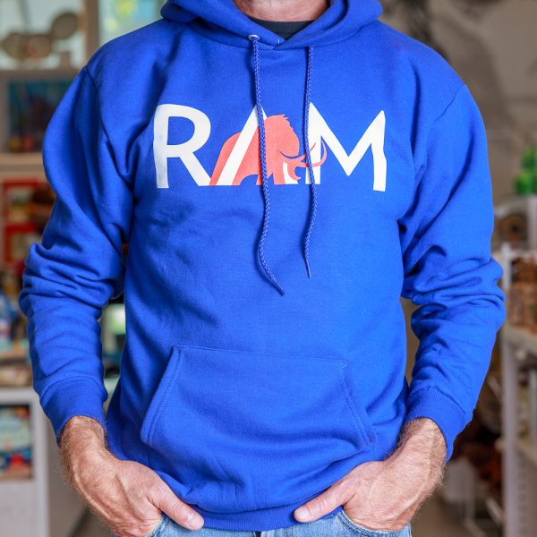 ram hoodie blue
