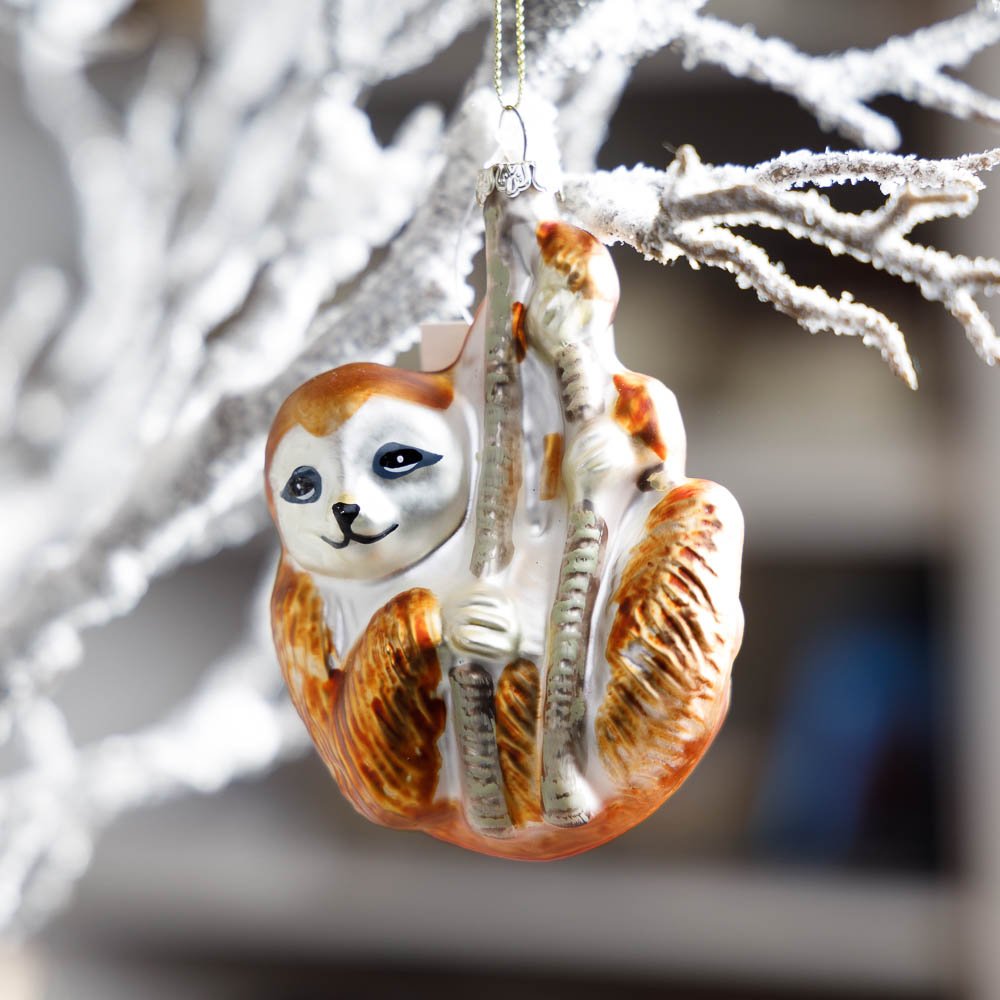 Hanging Sloth Ornament Hanging Sloth Ornament