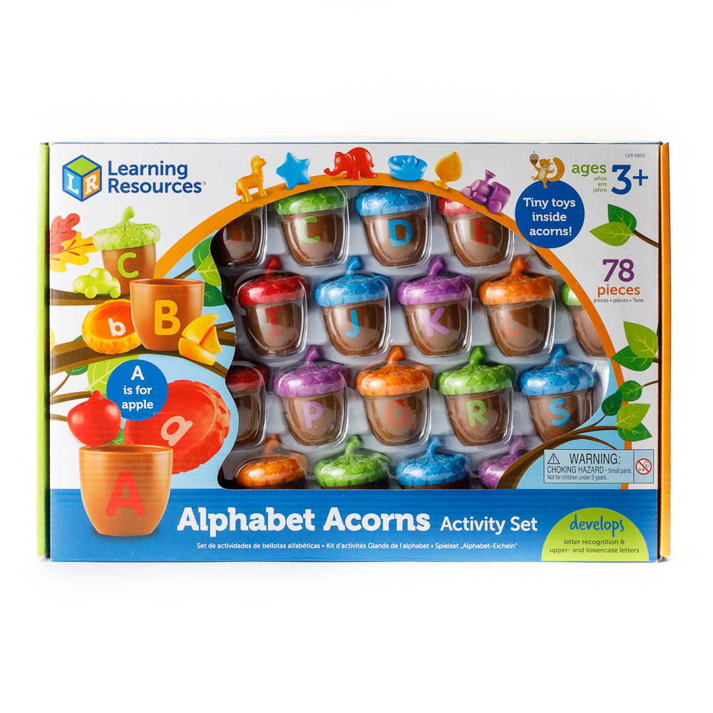 Learning Resources Alphabet Acorns Activity Set Multicoloured for sale online 