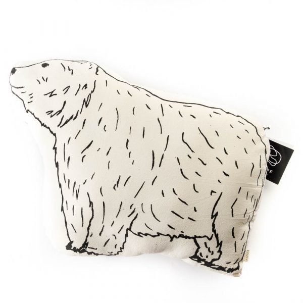 bear pillow front