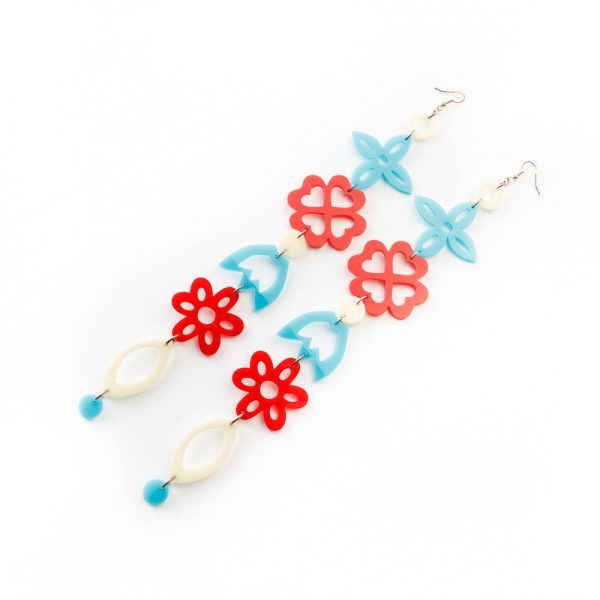 medicine floral earrings