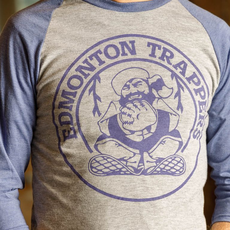 Edmonton Trappers '84 Champs Baseball TShirt Size S by Ross Flats
