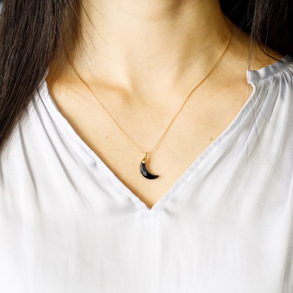 shakti black moon necklace