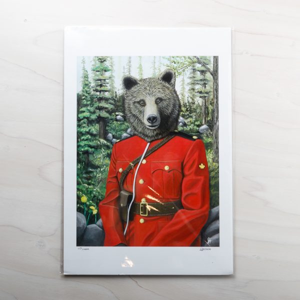 RCMP bear print