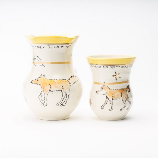 artables fox vases