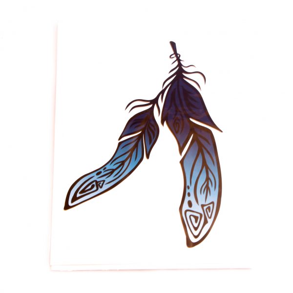 Feather Art Card