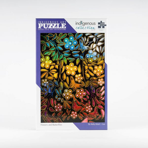 cap flowers and butterflies puzzle