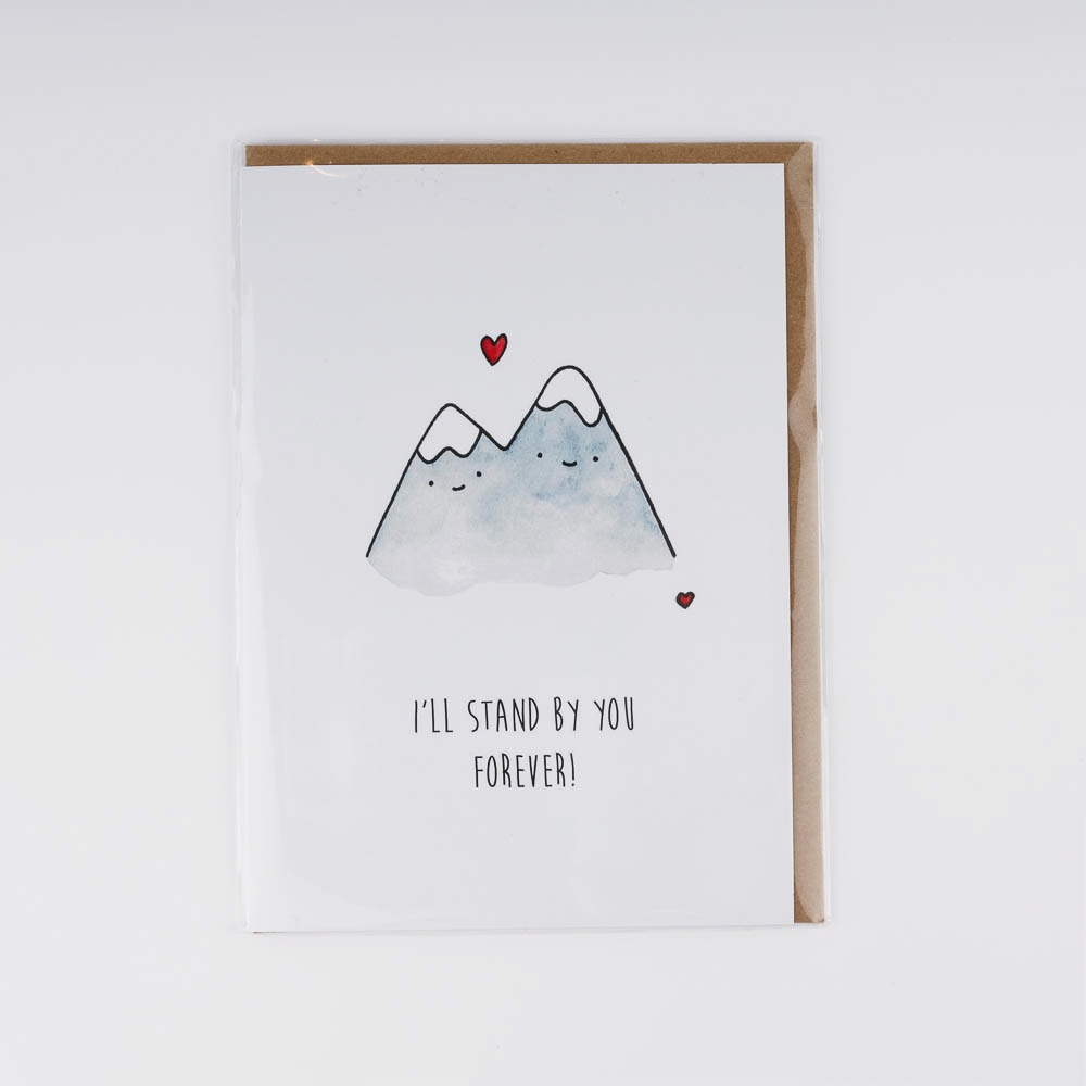 ill stand by you mountains card