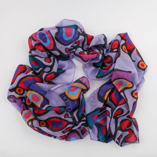 woodland floral scarf