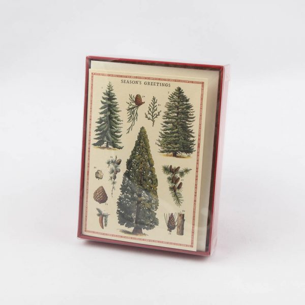 christmas trees cards