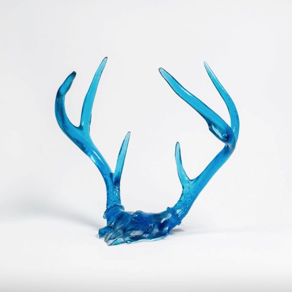 mini blue antlers