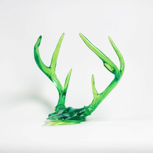 mini small green antlers