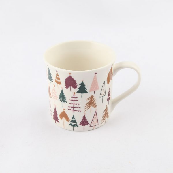wintery trees mug