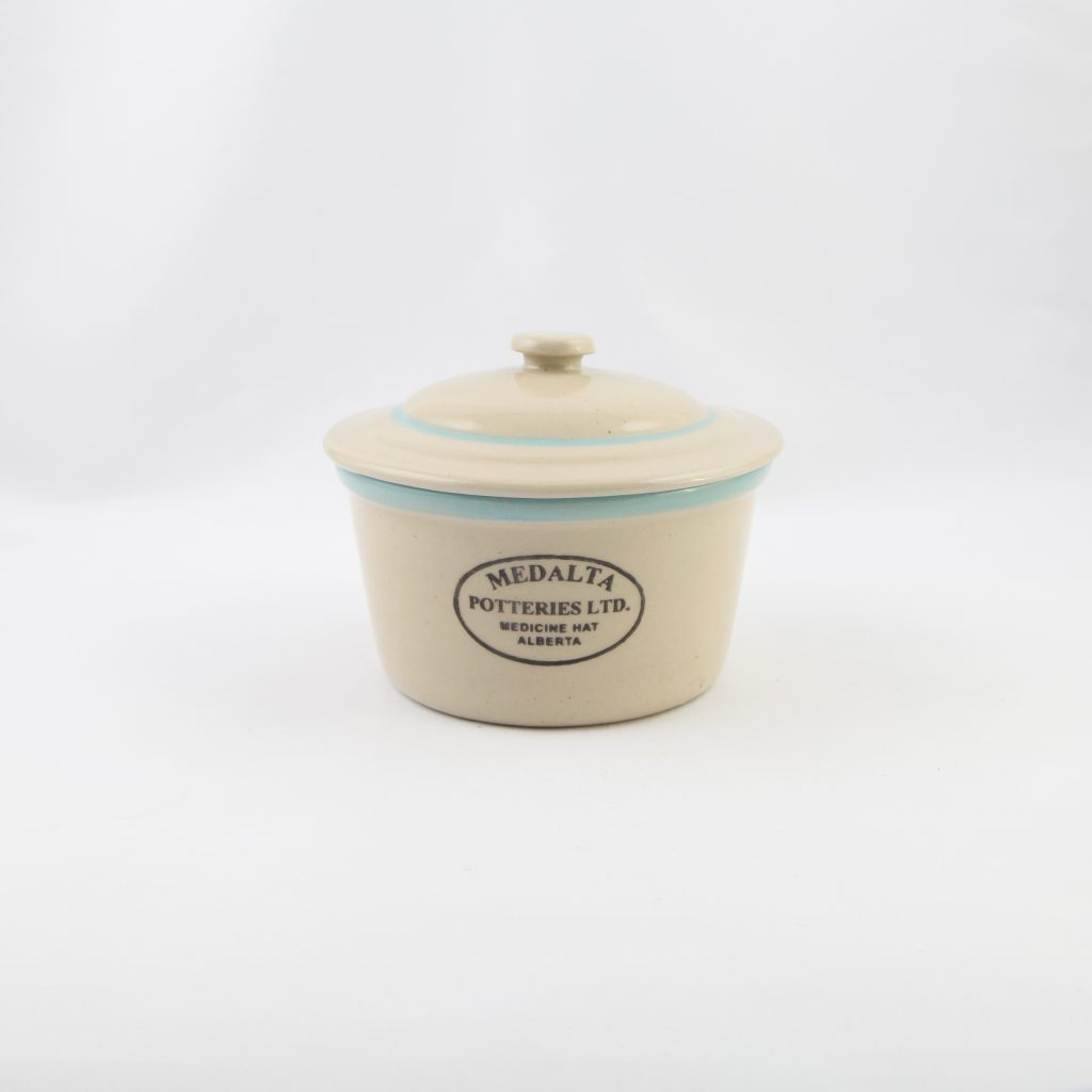 Light Blue Casserole Dish with Lid by Medalta - RAM Shop