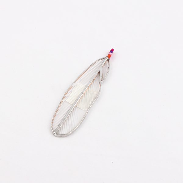 clear textured feather 1