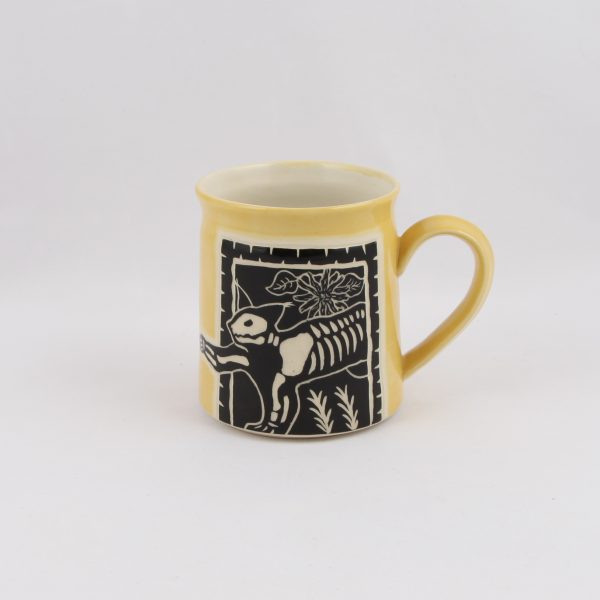 lynx mug yellow