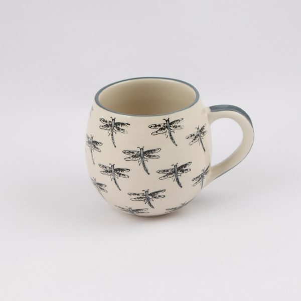 allover dragonfly mug