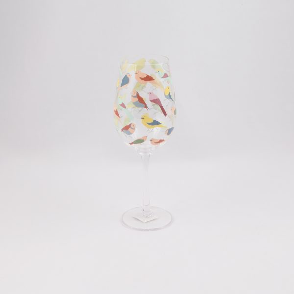 pastel wine glass