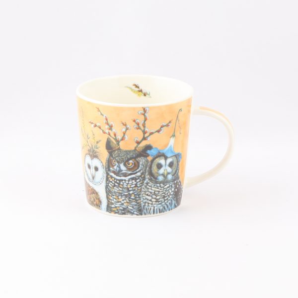 owl family mug