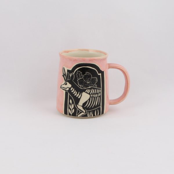 pink pronghorn mug