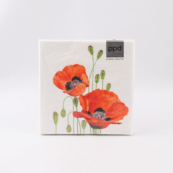 poppies lunch napkins
