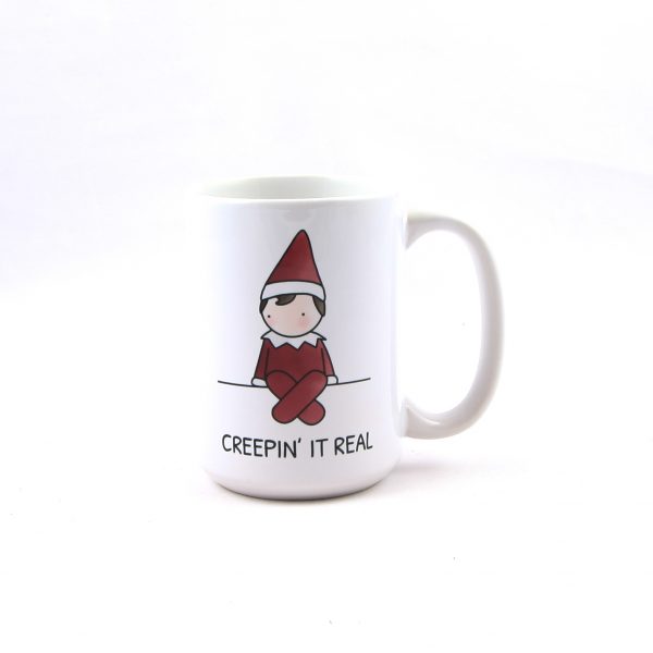 elf on a shelf mug