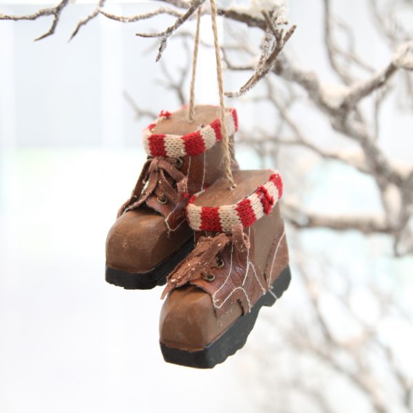 hiking boots ornament scaled