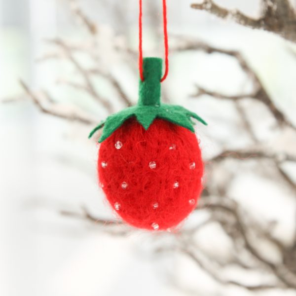 strawberry ornament