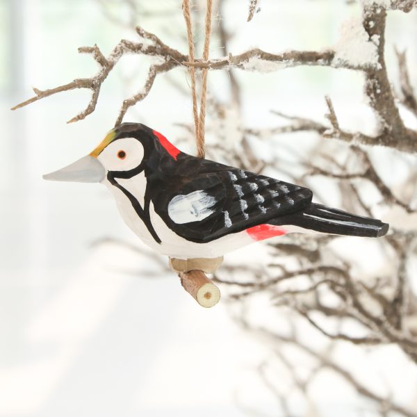woodpecker ornament