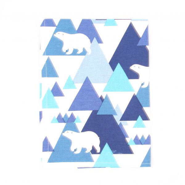 modern polar bear tea towel 1