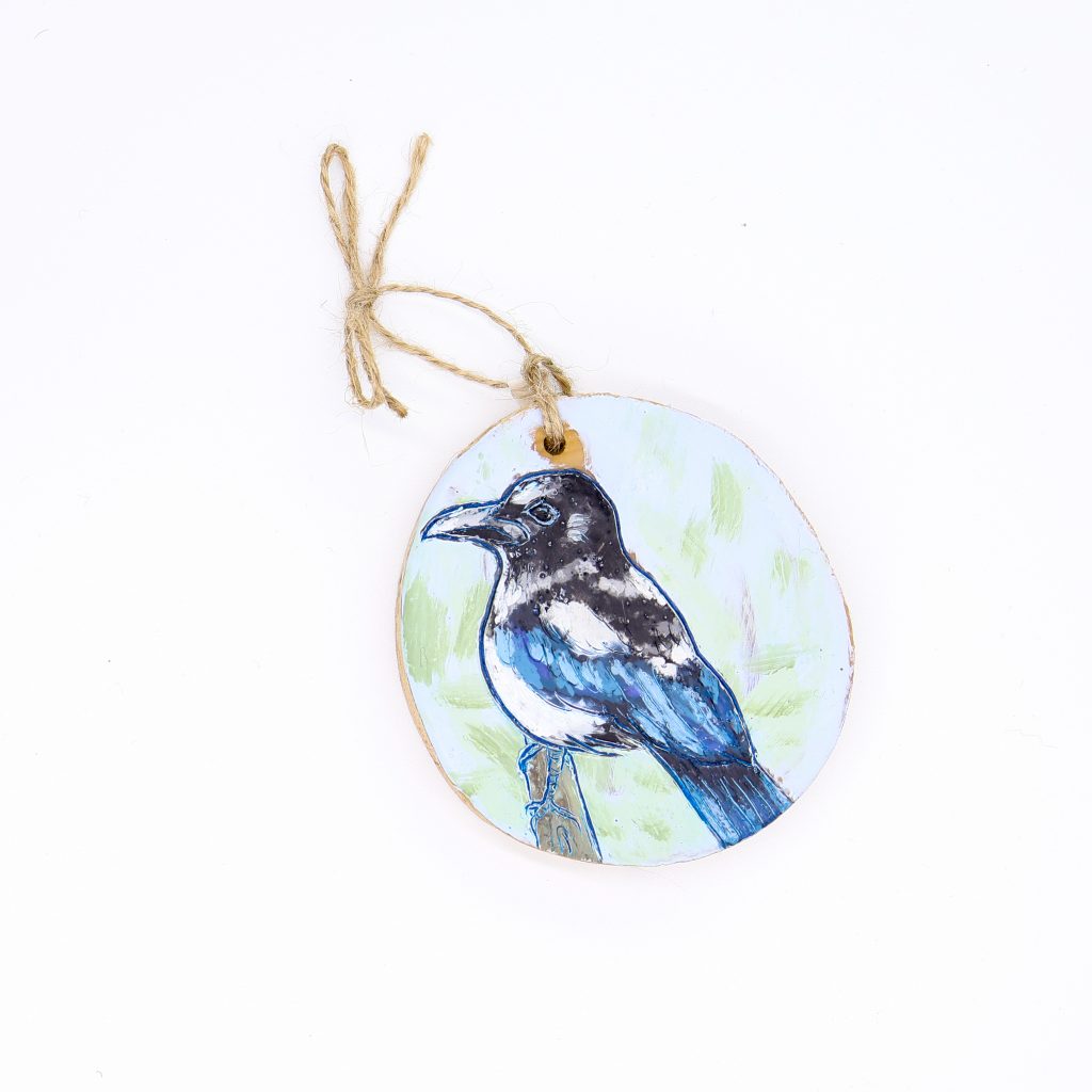 Trish McFerran Encaustic Ornament Art 445-3