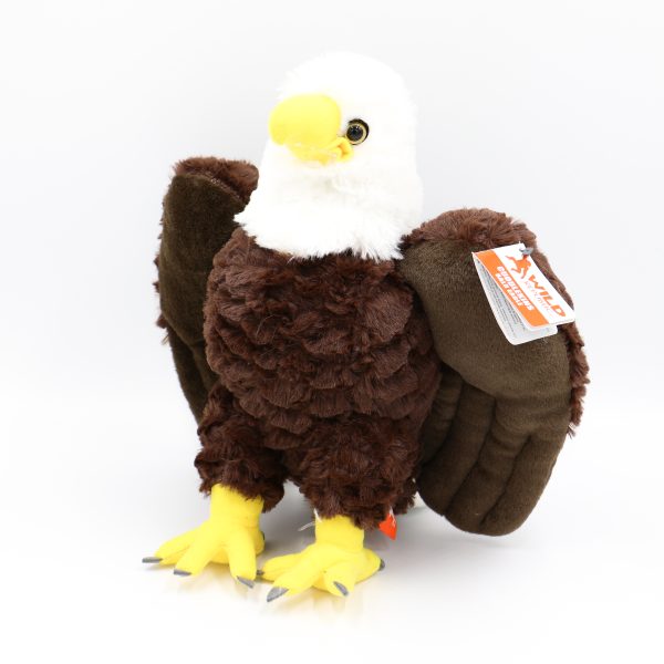 bald eagle plush scaled