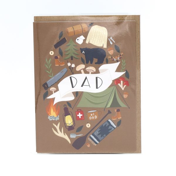 camping fathers day card