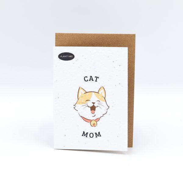 cat mom plantable greeting card scaled