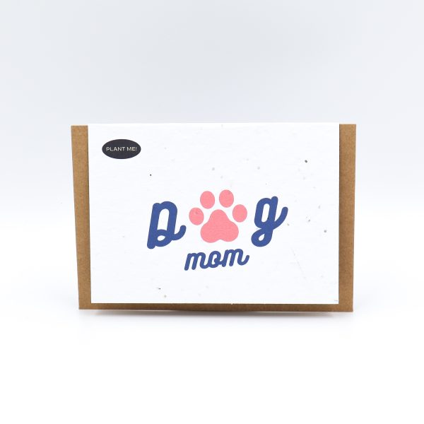 dog mom plantable greeting card scaled