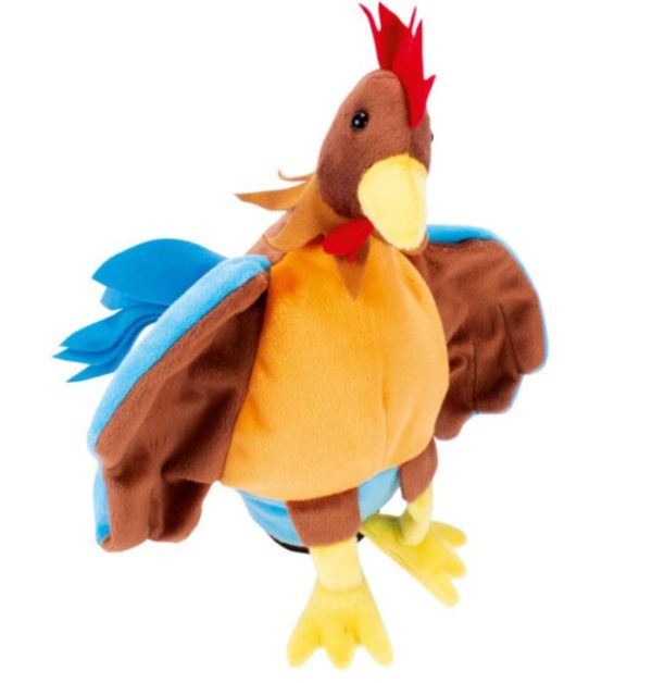 rooster hand puppet