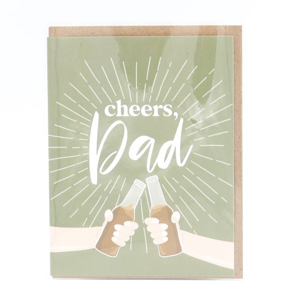 cheers dad fathers day card