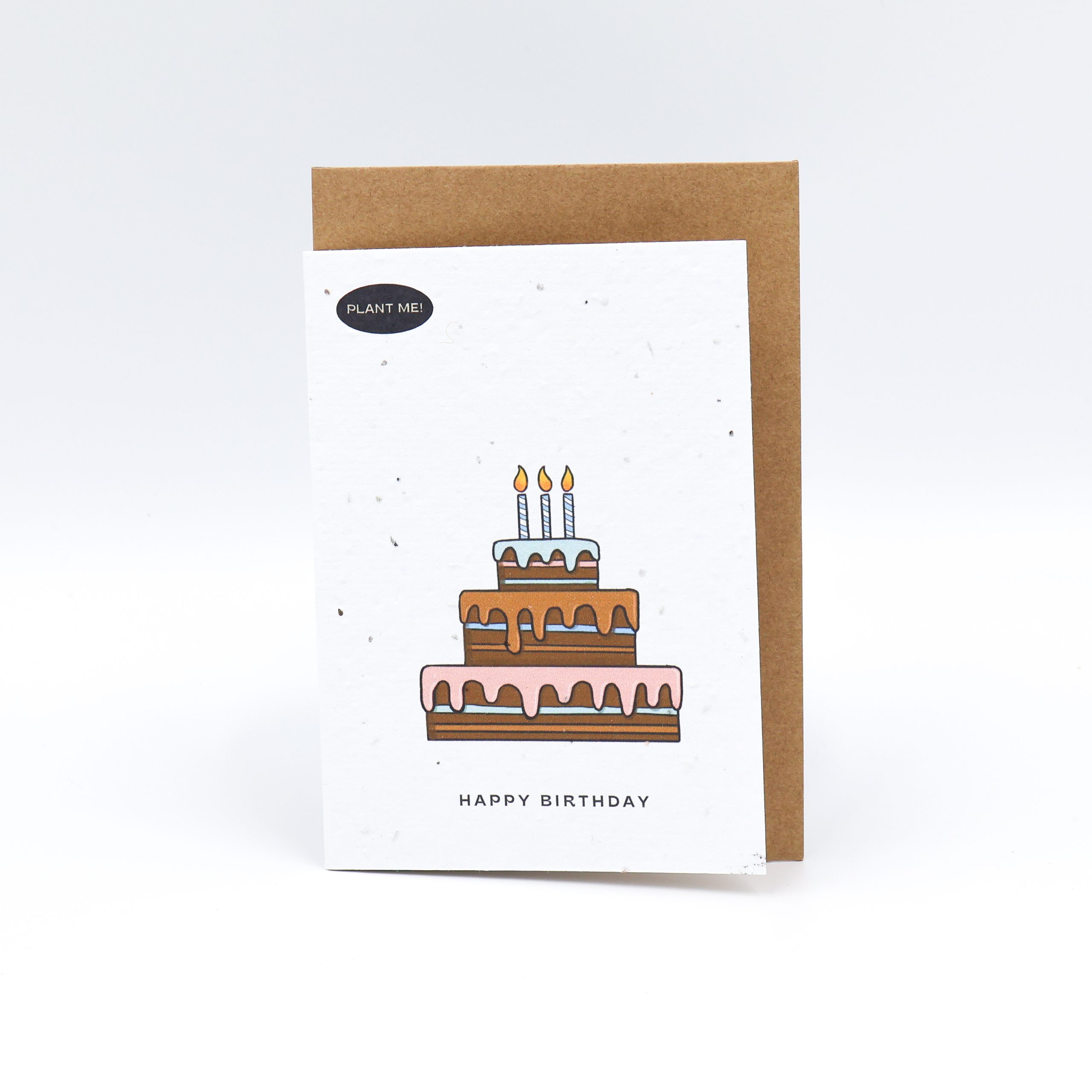 Happy Birthday Cake Plantable Greeting Card by Plantable Greetings ...