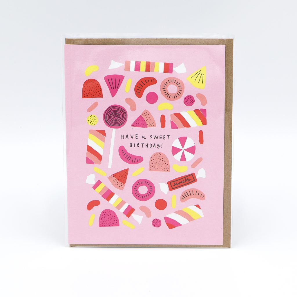 Have a Sweet Birthday Greeting Card by Badger & Burke RAM Shop