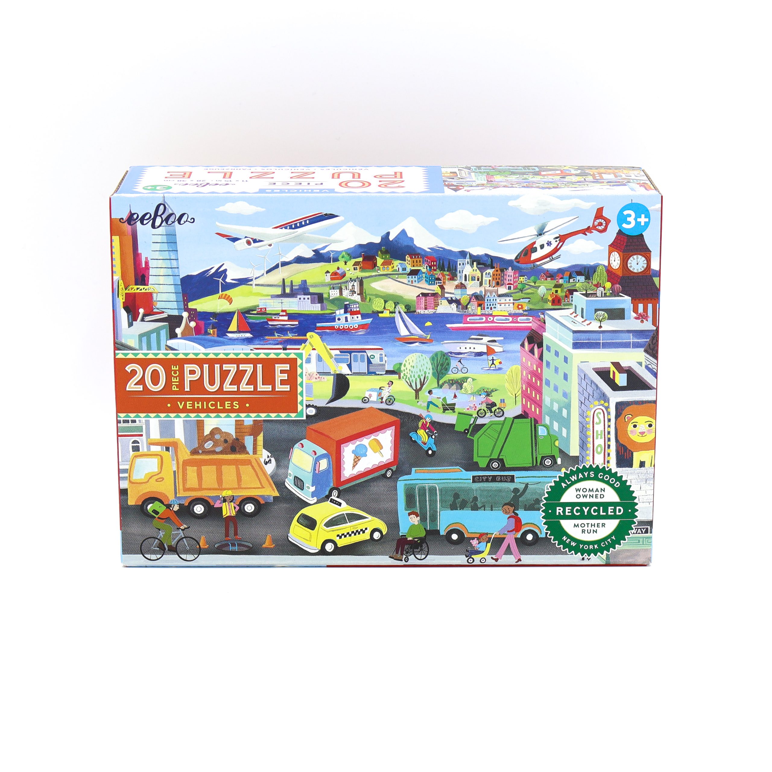 Vehicles 20 Piece Puzzle by Eeboo RAM Shop
