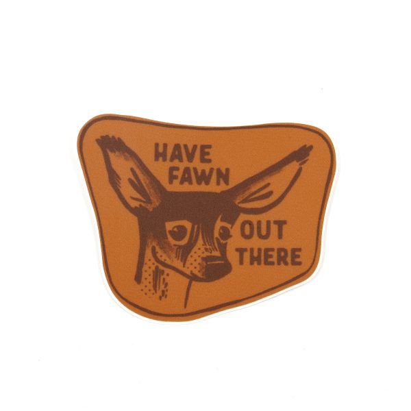 Have Fawn Out There Sticker scaled