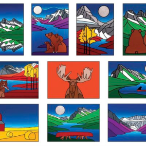 art, prints, Indigenous art, Jason Carter, postcards, letters, art cards, mail, stationary