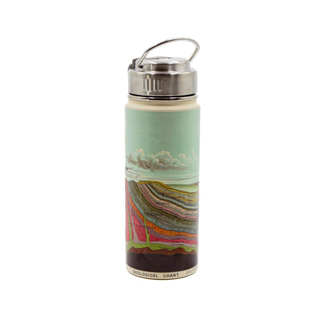 Earth's Geology Stainless Steel Travel Bottle by Cognitive Surplus ...