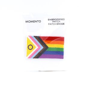packaged Embroidered Intersex LGBTQ+ Patch