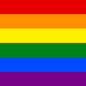 rainbow pride flag design