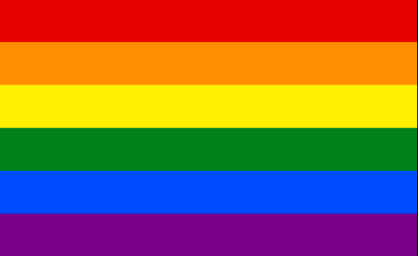 rainbow pride flag design